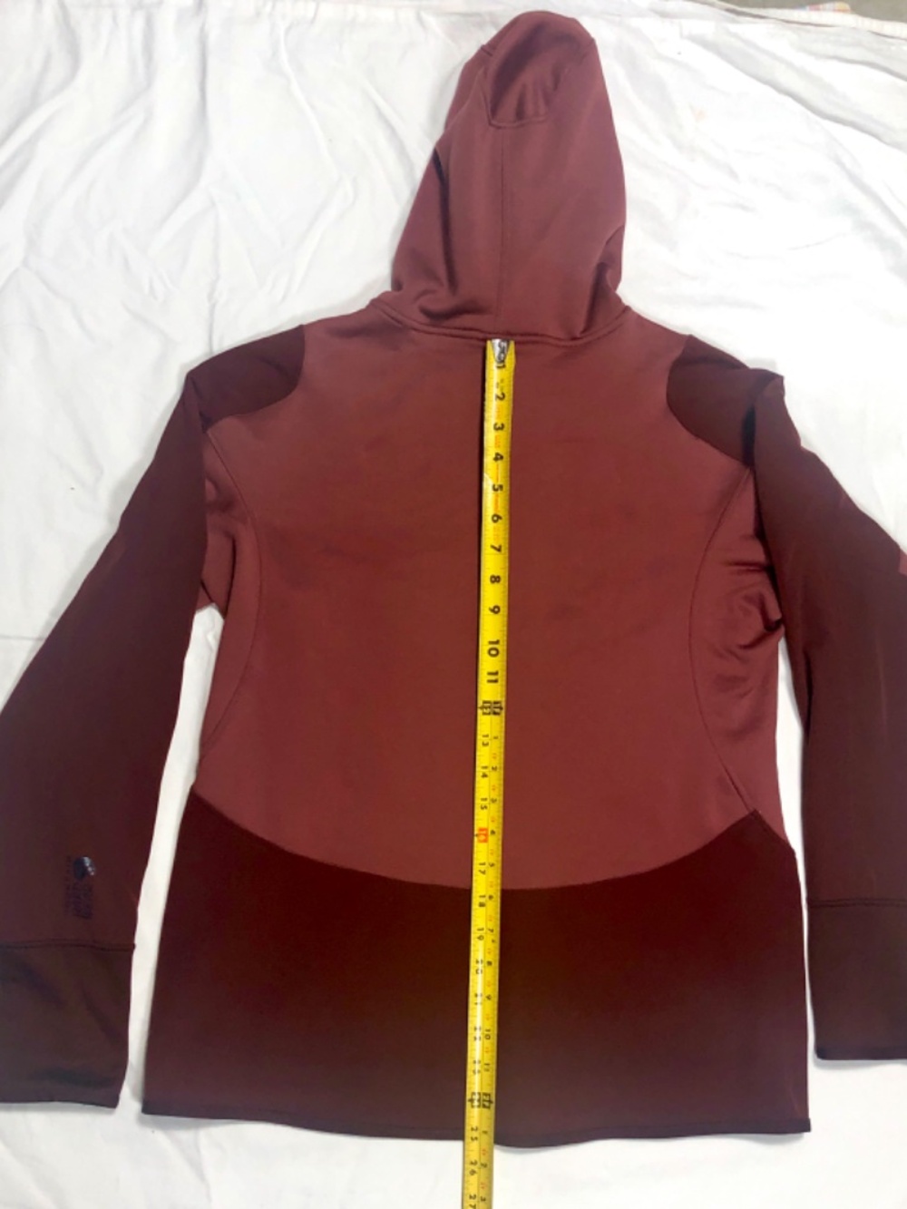 Womens Mountain Hardware softshell jacket size M brown full zip stretchy - Picture 9 of 10